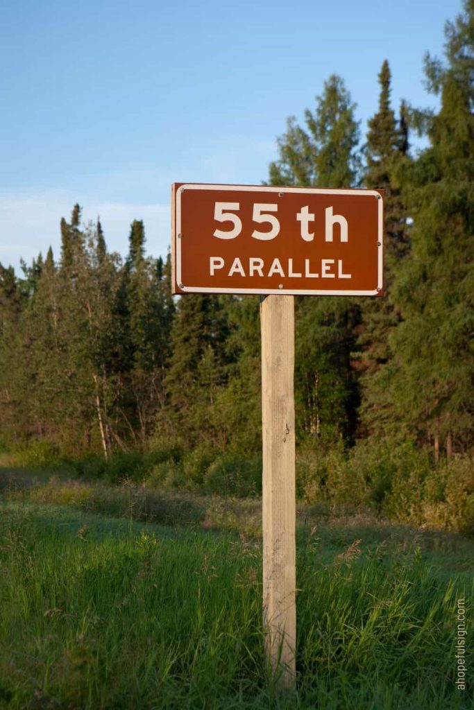Angel number 55 meaning: 55th Parallel North Manitoba