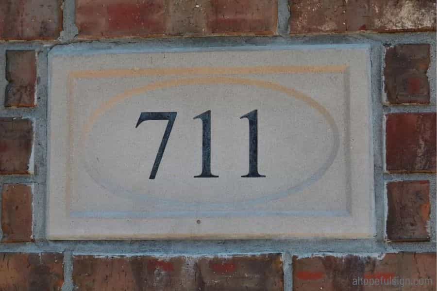 Angel number 711 meaning: House number 711
