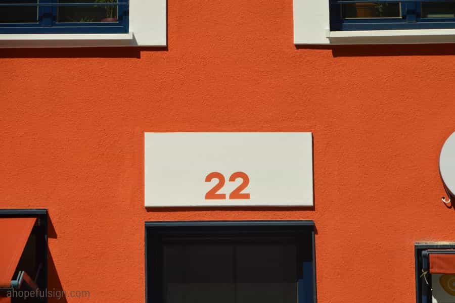 House number 22