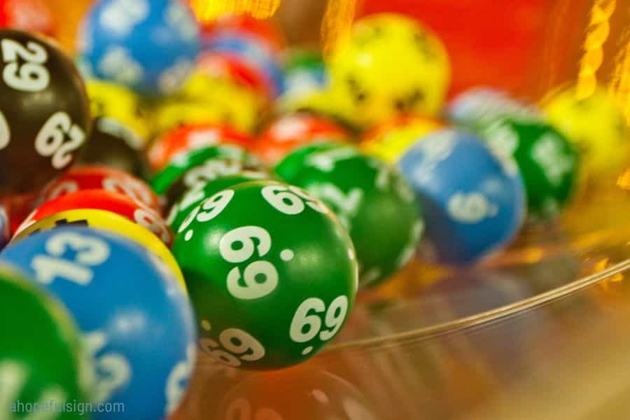 Lottery balls 69 and 13