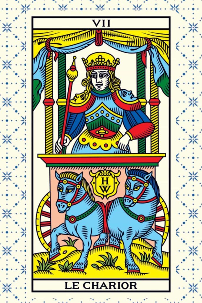 Angel number 7 meaning: Tarot de Marseille Card number 7 Le Chariot