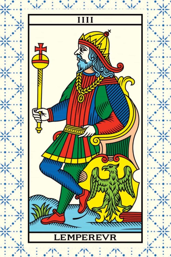 Tarot de Marseille - Number 4 The Emperor