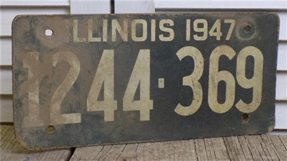 Angel number 1244 meaning: Illinois car plate