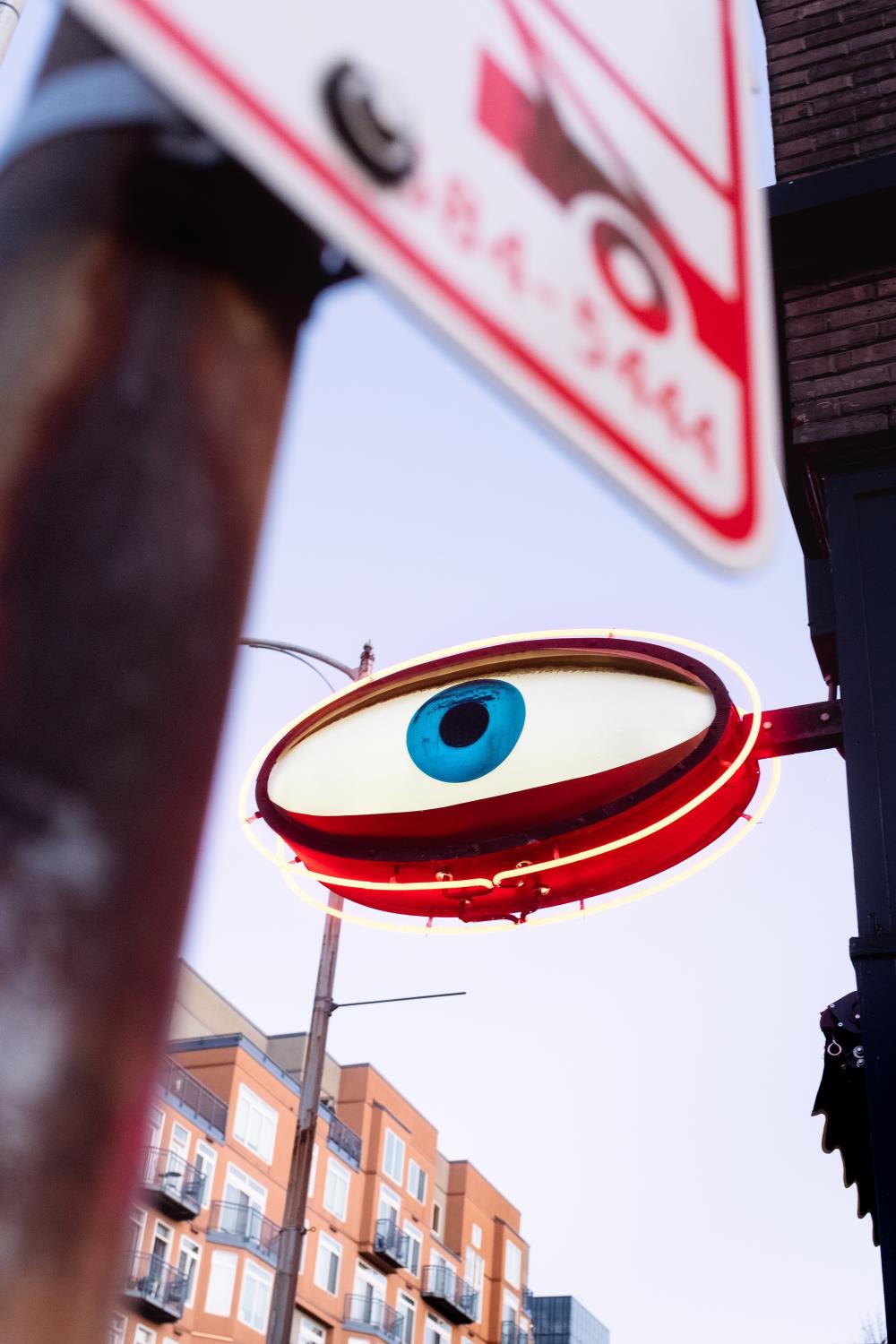 Left Eye Twitching Biblical Meaning:: evil eye store sign